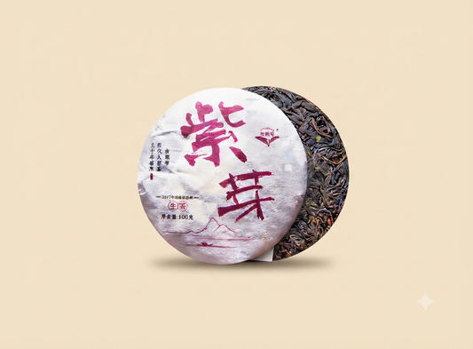 Sheng Pu-Erh aus Purpurknospen 2017