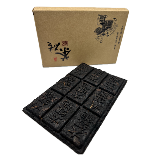 Da Hong Pao – Oolong-Teeblätter in Kuchenform, Geschenkbox
