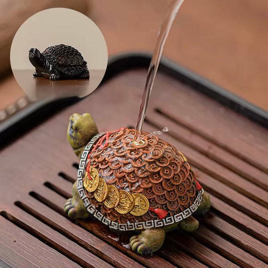 Farbwechselnder Glücks-Schildkröten-Teetier